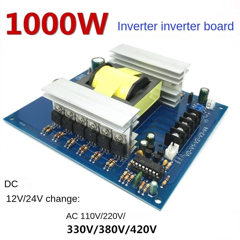 

Sine Wave Single Silicon Inverter Preamp Circuit Board DC AC Boost Module 12 24 to 220v380v