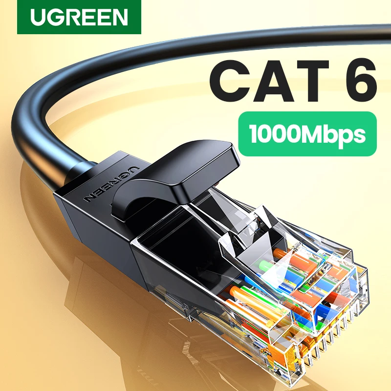 

B3341 Ugreen Ethernet кабель Cat6 Lan кабель Utp Cat 6 Rj 45 сетевой кабель 10 м/50 м/100 м патч-корд для ноутбука маршрутизатора RJ45