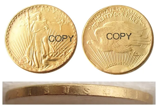 США 1927S 20 долларов Сен-гауденс-двойной Орел, с девизом, позолоченная копировальная монета