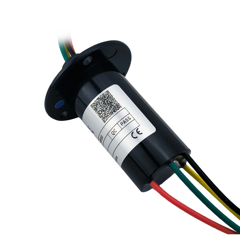 OD 30 мм 4-стороннее 20 А высоковольтное закрытое скользящее кольцо вращающееся