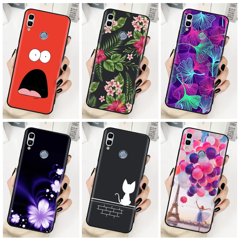 

For Huawei Honor 10 Lite Case Silicon Soft Tpu Phone Case For Funda Huawei P Smart 2019 Back Cover POT-LX1 Silicone Coque 6.21"