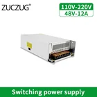 Источник питания 48 В, 600 Вт, трансформатор освещения 220 В в 12 В, источник питания для светодиодной ленты, источник питания с тройным переключением переменного тока в постоянный ток 12 А