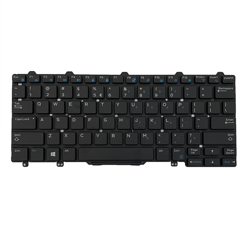

Новинка 2022, сменная английская черная клавиатура, совместимая с ноутбуком DellLatitude E5450