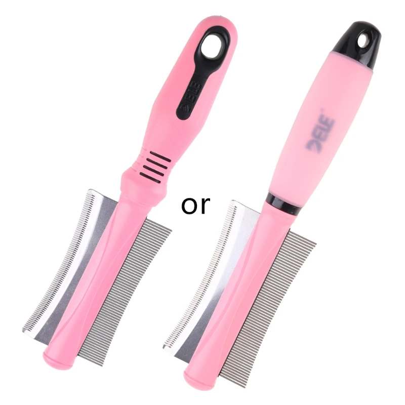 

Comb Pet Grooming Comb Hair Cleaning Comb Double Side Stainless Steel Teeth