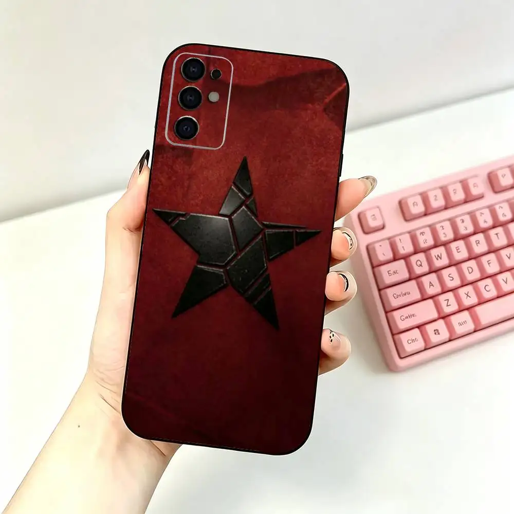 Фото Мягкий черный чехол для телефона B-Bucky B-Barnes W-Winter S-Soldier для Samsung S26,25,24,21,22,21,20,10,9,8,7,6Ultra,Plus,Fe, Lite №2
