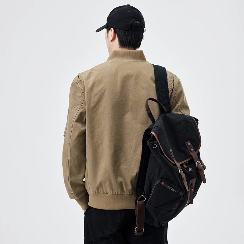 Высококачественная модная повседневная мужская куртка пальто High Street Tide