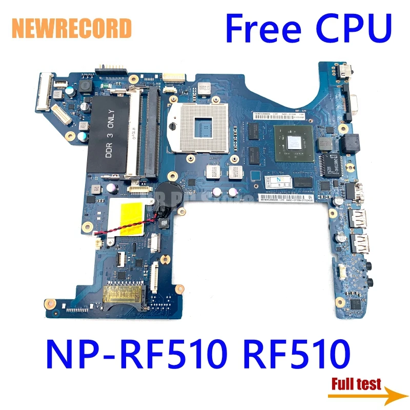 For Samsung NP-RF510 RF510 Laptop Motherboard BA41-01372A BA92-07108B BA92-07108A DDR3 GT330M GPU Free CPU