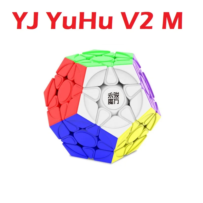 [Picube] YJ Yuhu Магнитный Megaminx без наклеек скоростной куб-головоломка Yongjun V2 M куб пазл