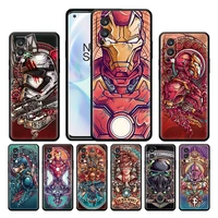 captain america marvel for oneplus nord 2 ce 5g 9 9pro 8t 7 7ro 6 6t 5t pro plus silicone soft tpu black phone case cover coque