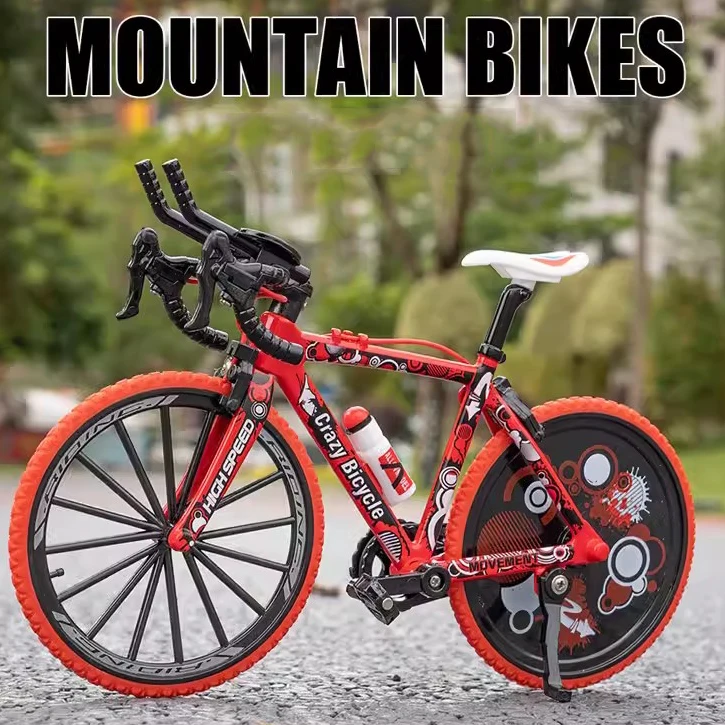 Коллекция 1/8 года литые игрушечные велосипедные модели из сплава колеса подвеска