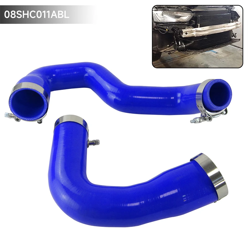 

Silicone Intercooler Intake Hose Kit +Clamps Fits For Audi A4 B8.5 3.0 TFSI;A5 Sportback 3.0 TDI Black/Blue/Red