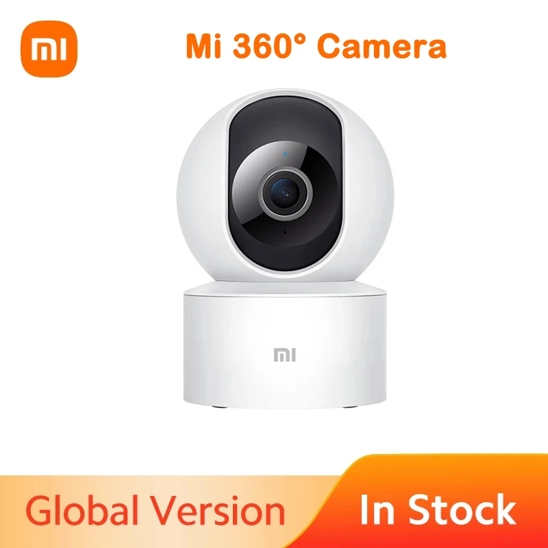 

Поворотная IP-камера Xiaomi Mi Home Security camera 360 °, видеокамеры видеонаблюдения, видеонаблюдение с функцией ночного видения для умного дома