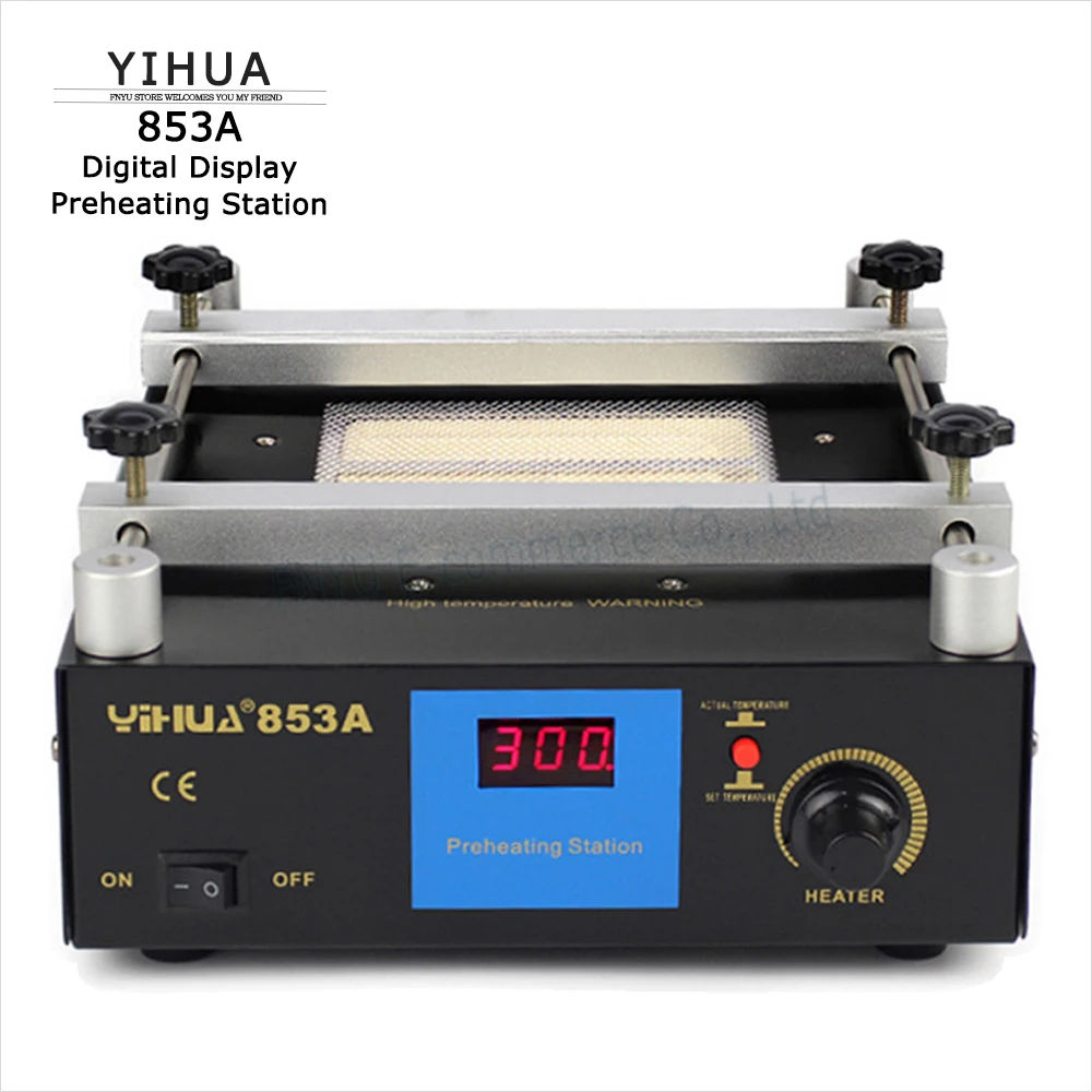 YIHUA 853A Digital Thermostatic Lead-free Preheating Welding Platform BGA Repair Platform Preheating Platform