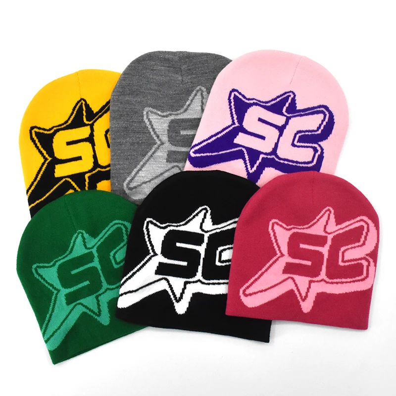 Новинка шерстяная шапка Y2K для женщин и мужчин зимняя осенняя теплая стандартная