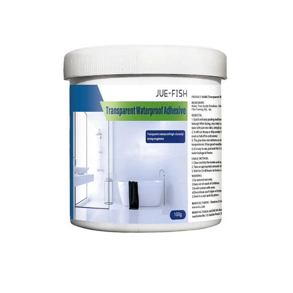 Кухонный бытовой водонепроницаемый герметик прозрачный клейкий наногель утечка