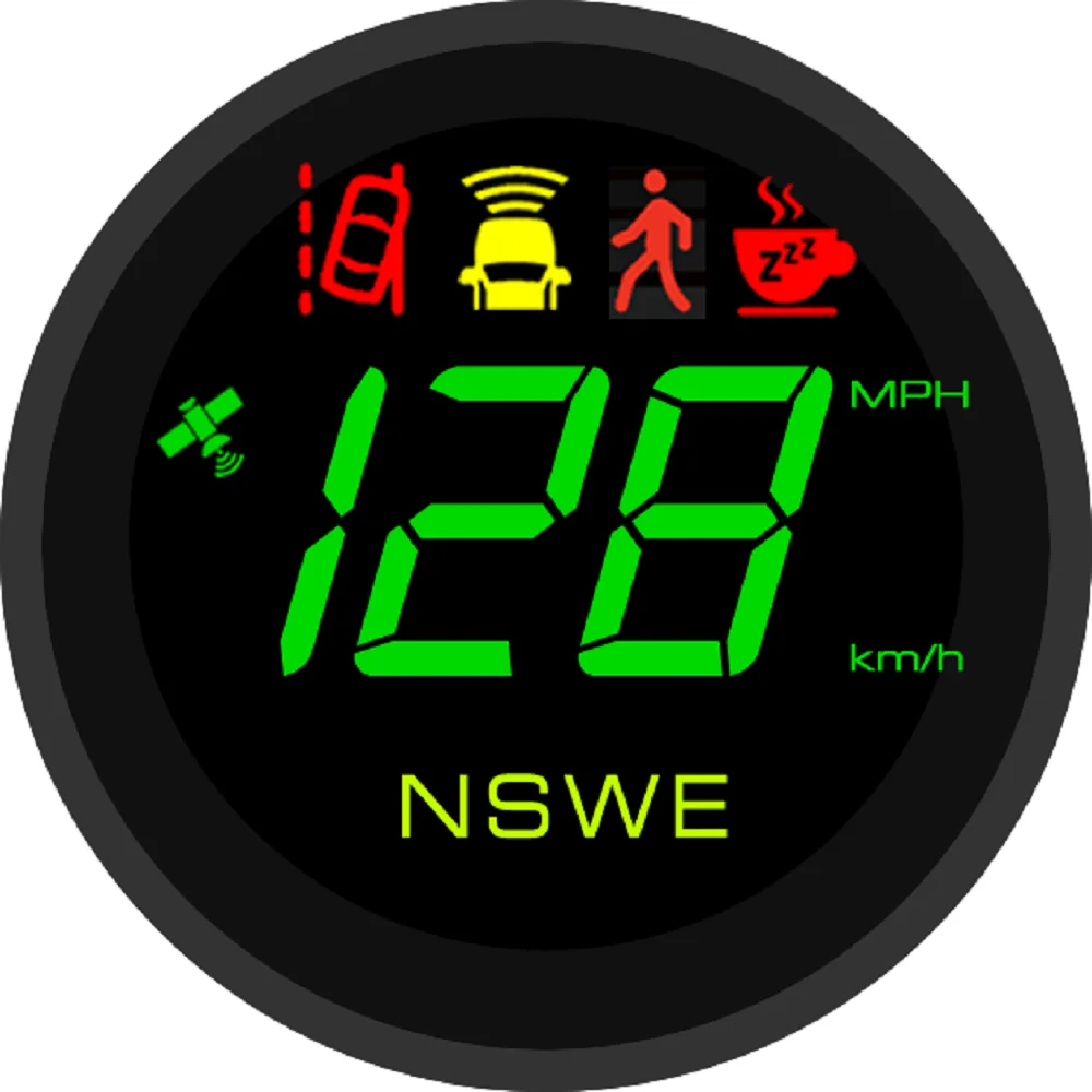 2 75 дюймовый HUD AI устройство для предотвращения столкновений умный