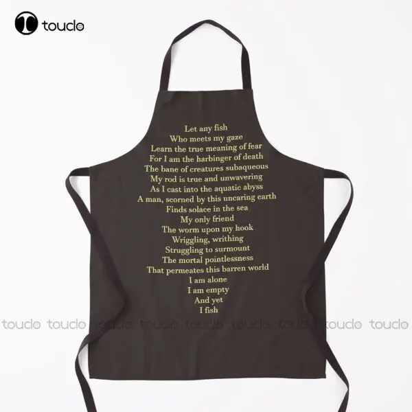 

Let Any Fish Who Meets My Gaze Learn The True Meaning Of Fear Apron Aprons For Girls For Women Men Unisex Adult New Custom Apron