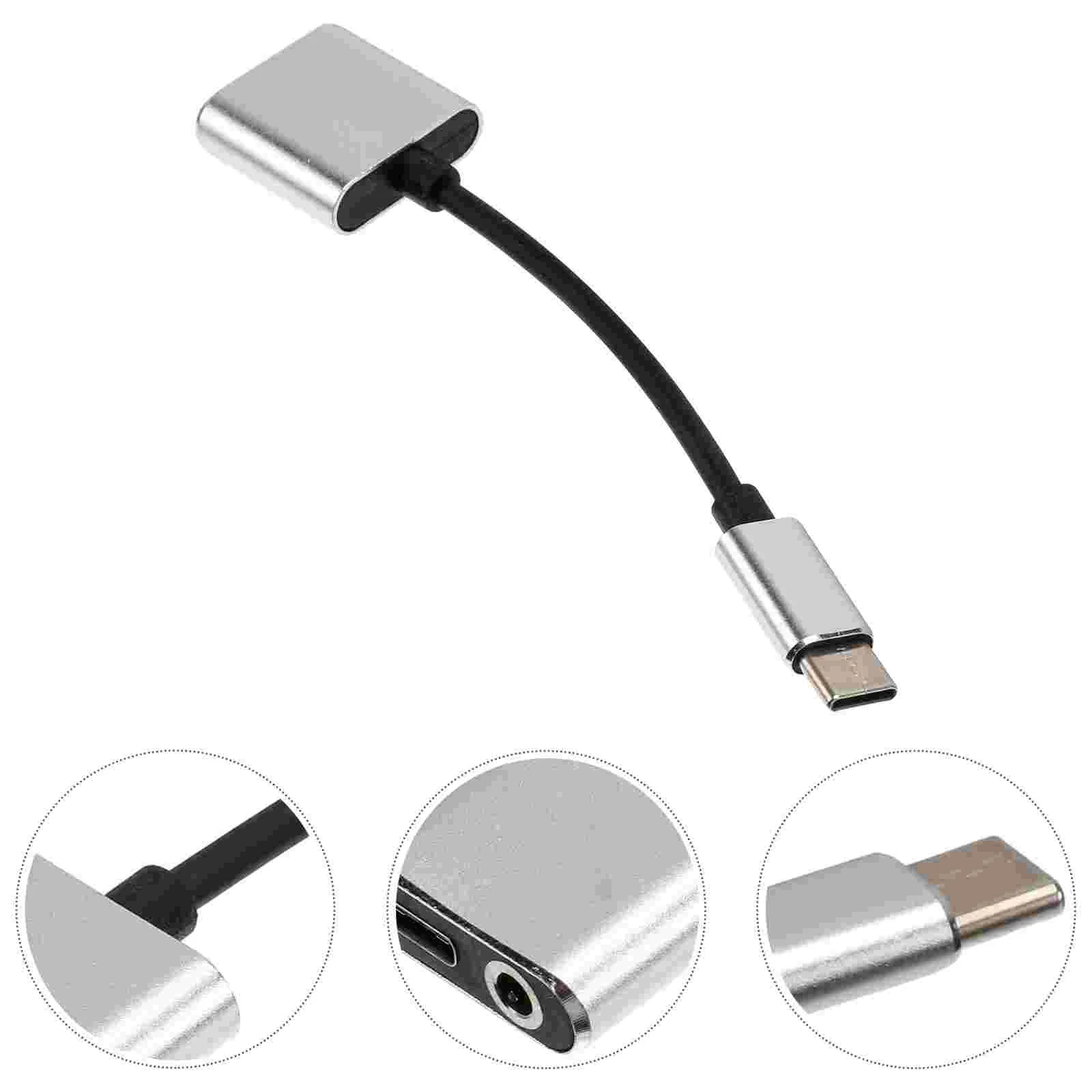 

Adapter Audio Earphone Jack C Earbuds Converter Type Usb Headphone 3.5Mm Headphones Dongle Cable Connector