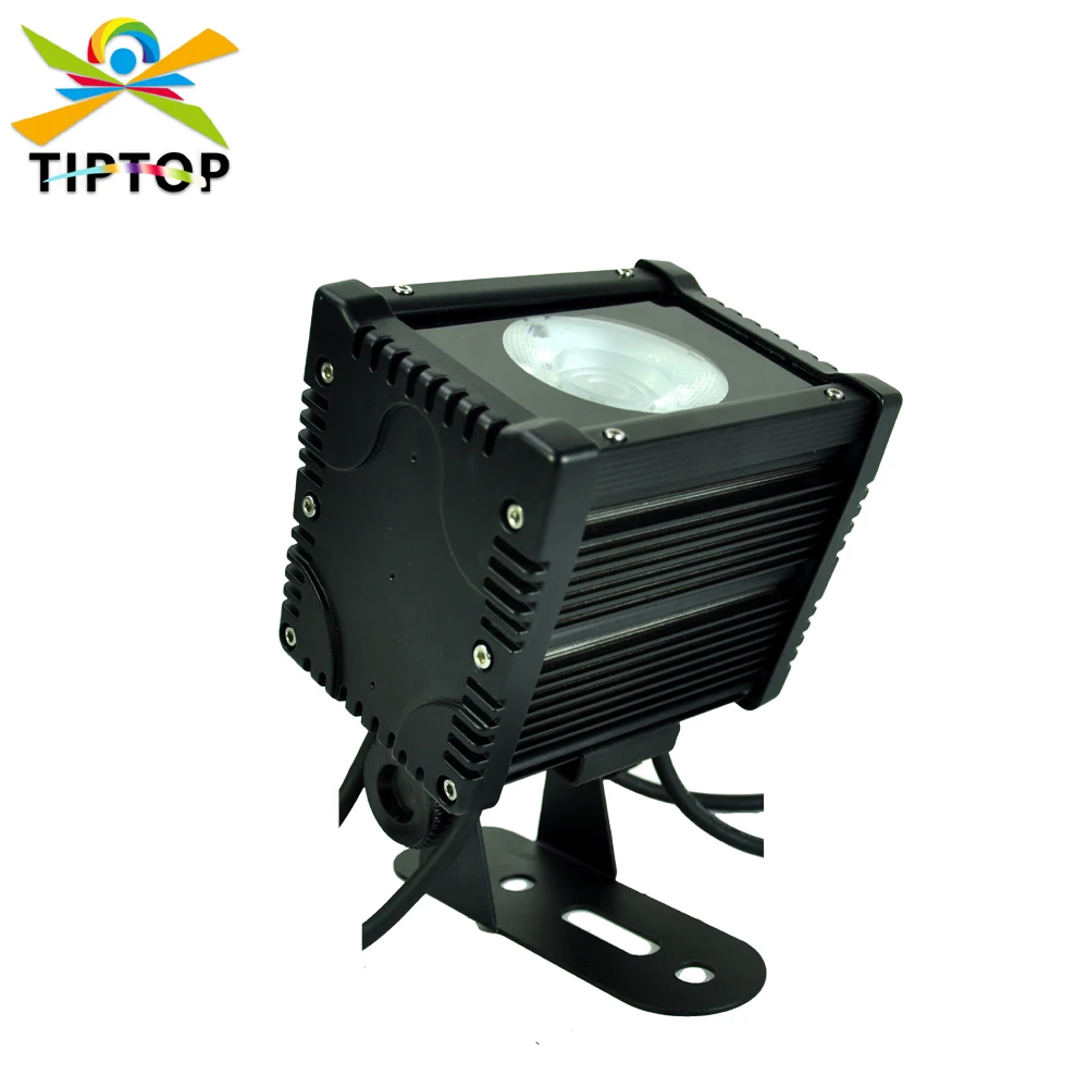 

Светильник TIPTOP 50 Вт, белый монолитный блок светодиодов для сцены, управление светильник DMX, IP65, диджейская дискотека, движущиеся танцевальные сценические Светящиеся в темноте огни