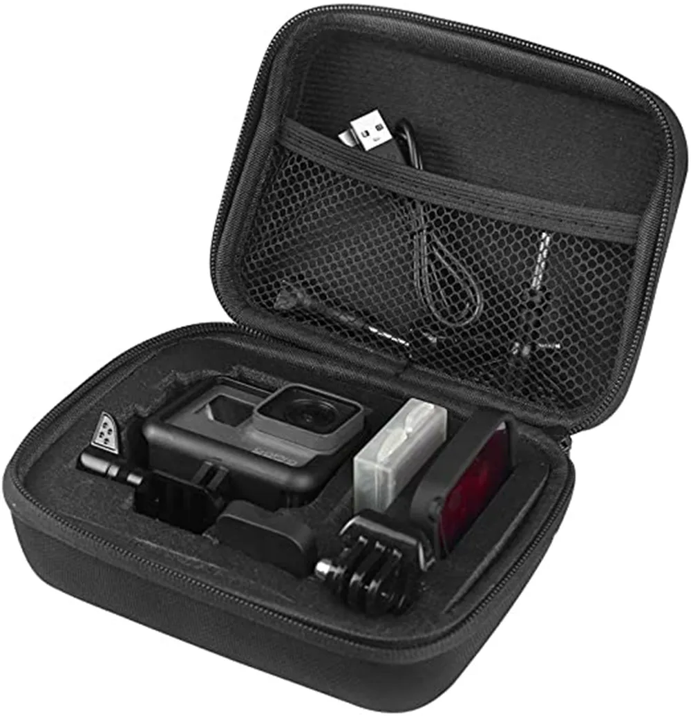 

Portable Storage Small EVA Action Camera Case for GoPro Hero 9 8 5 Black Xiaomi Yi 4K Sjcam Sj4000 Eken H9r Box Go Pro Accessory