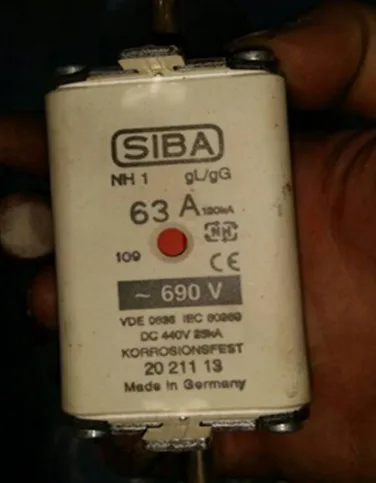 

Предохранители: SIAB NH1 63a 690 В 2021113 ка 690 gL/gG / NH1 2021113 A в ка