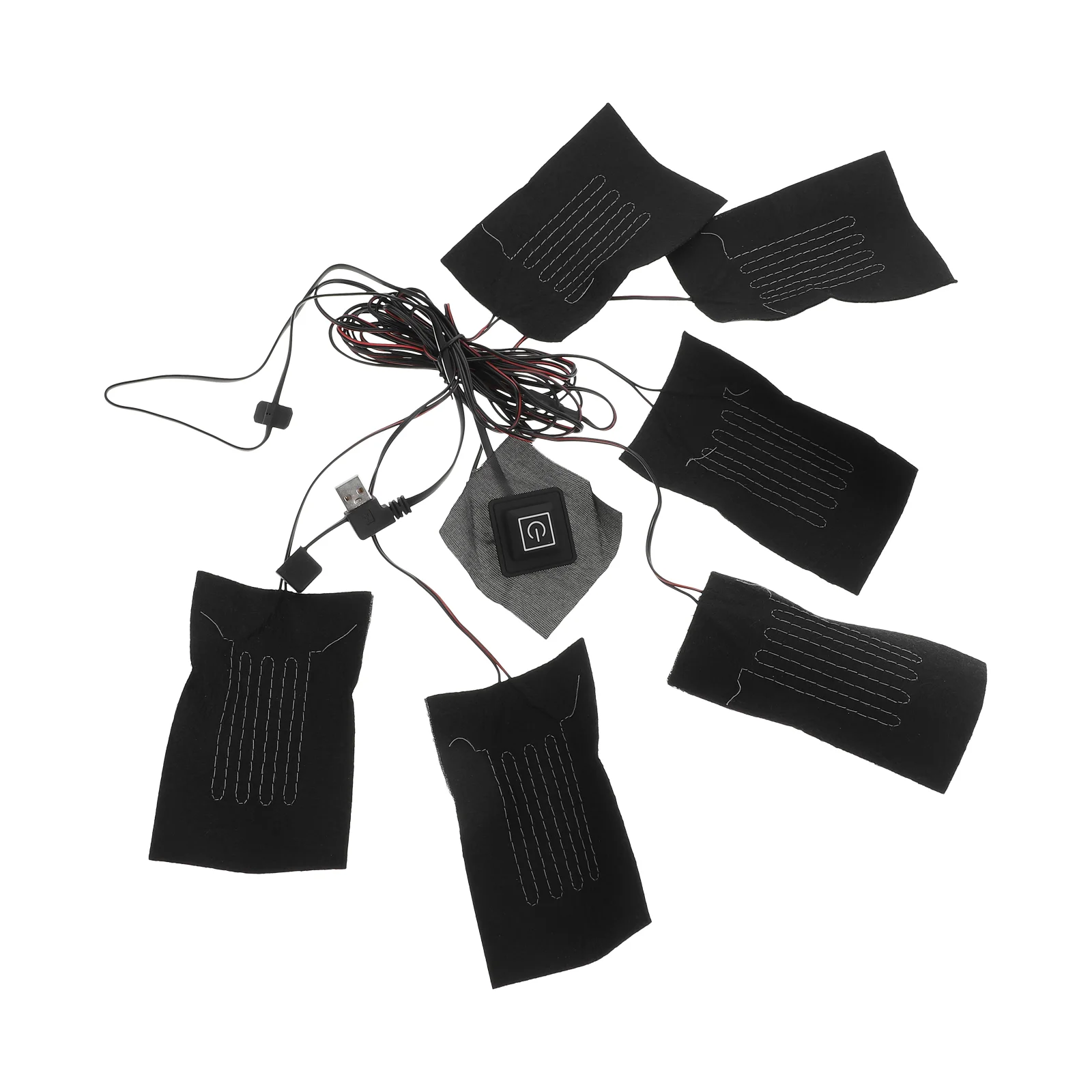 

Heating Pad Heated Electric Clothes Heater Sheet Mat Device Cloth Blanket Winter Carbon Fiber Pads Warmer Coat Piece Usbknee