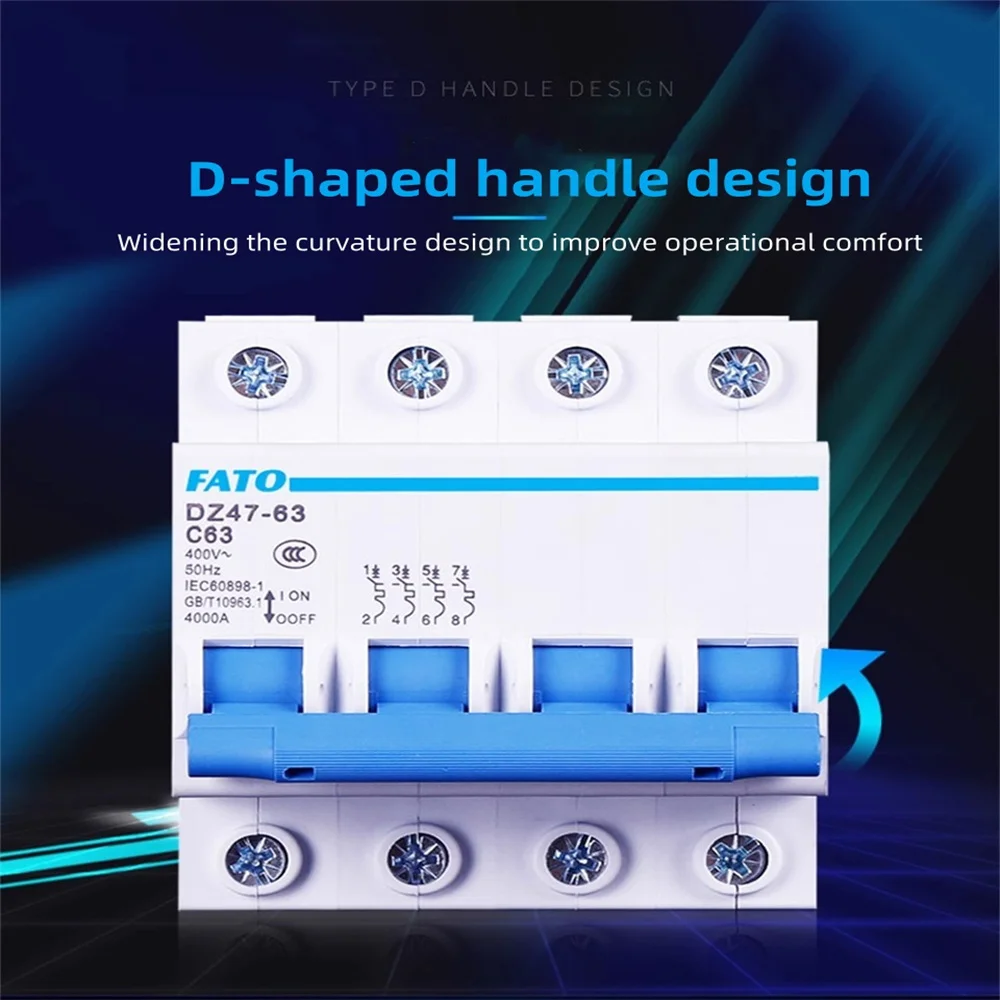 Huatong air switch DZ47-63 маленький автоматический выключатель 1P/2P бытовой C32 главный