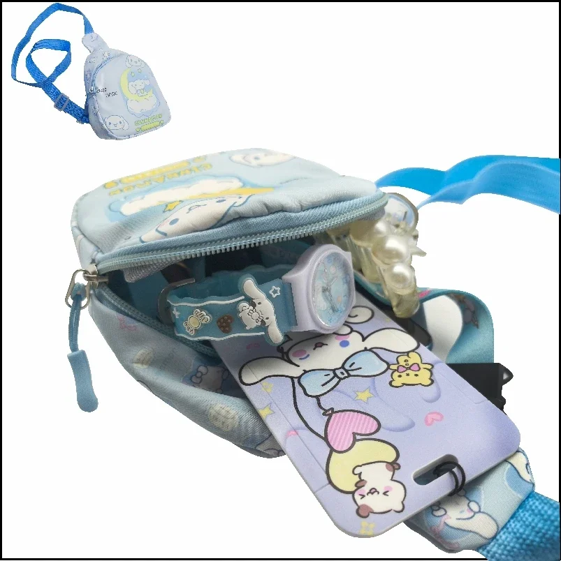 Водонепроницаемая нагрудная сумка Hello Kitty Kuromi милый детский саквояж в стиле аниме