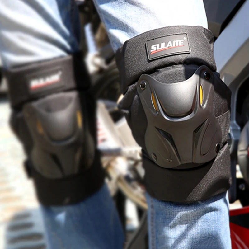 

1 Pair Motorcycle Kneepad Sport Skateboard Knee Protectors Motocross Racing Guards Off-road Knee Protection Gears Armor One Size