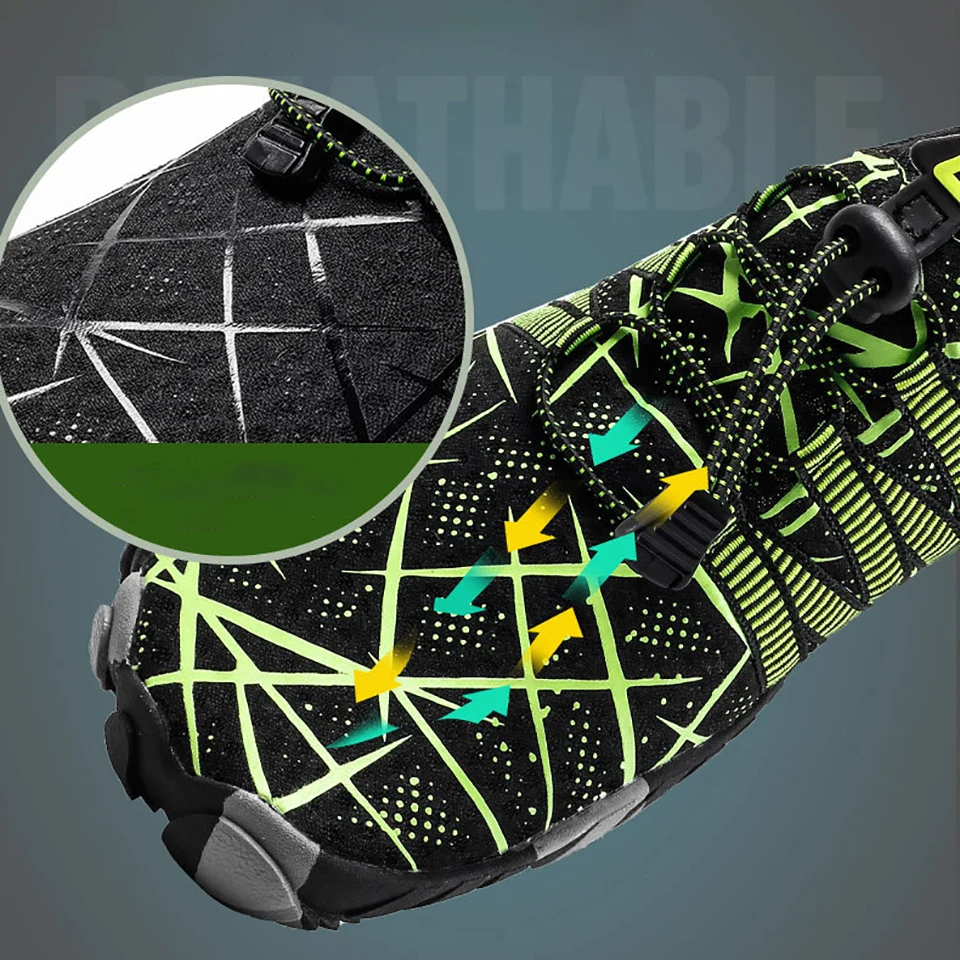 Loekeah Unisex Aqua Shoes Fashion Elastic Summer Water Shoes Men Women Quick-Drying Anti-Slip Upstream Swimming Sneakers