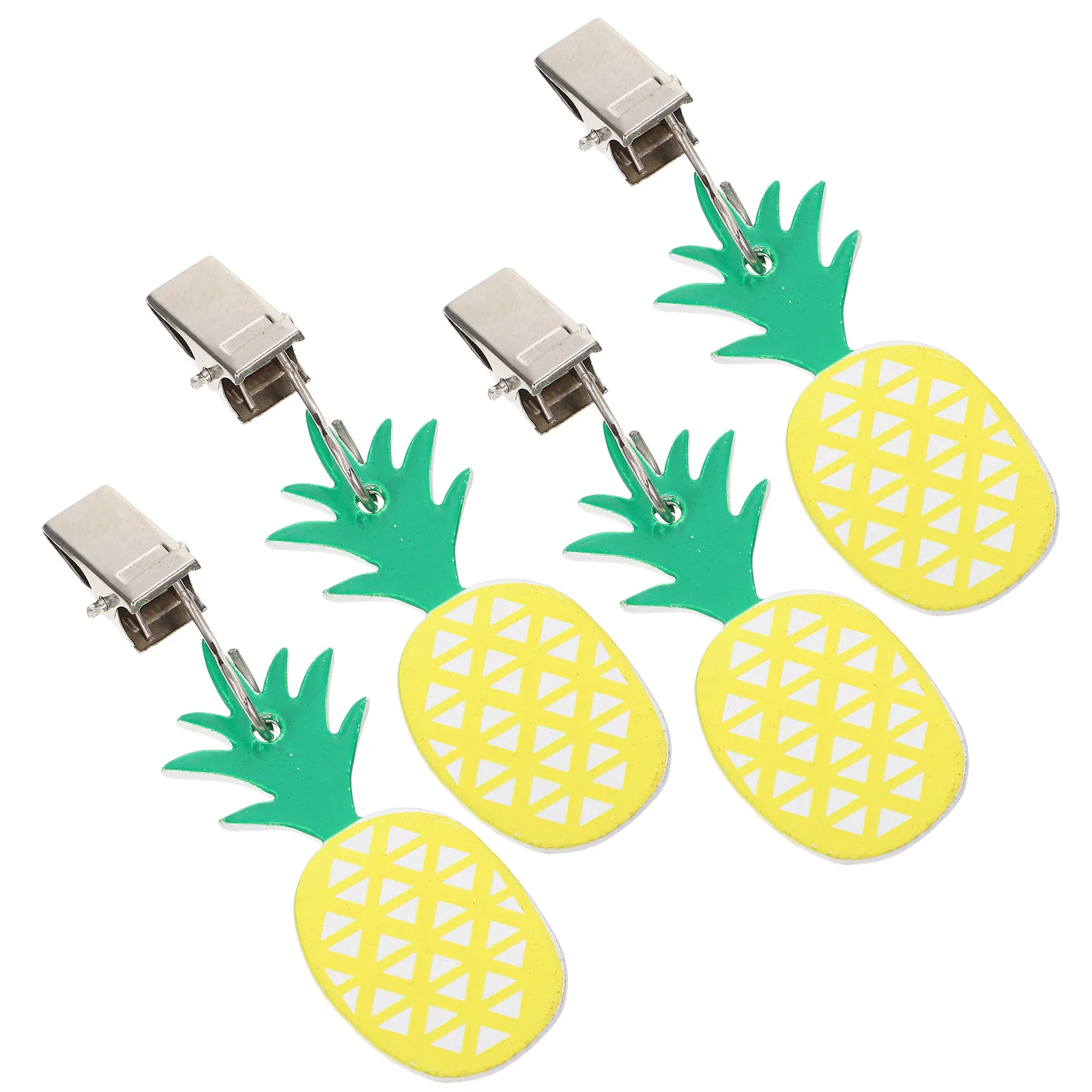

4Pcs Tablecloth Weights Lovely Table Clips Decorative Tablecloth Clips Windproof Tablecloth Pendant for Table Camping Picnic