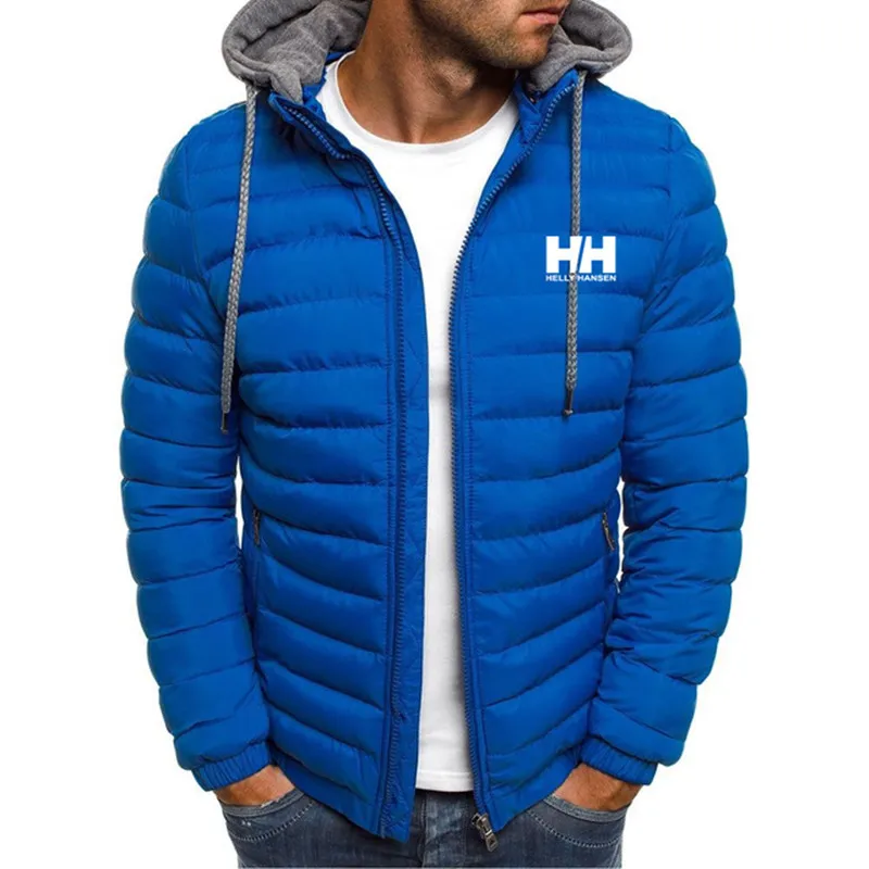 

Chaqueta gruesa y duradera con cuello de pie para hombre, parka para acampar al aire libre, a la moda, invierno, 2023