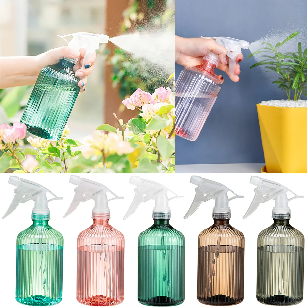 Spray Bottle Plant Flower Herb Sprayer Irrigation Watering Can Garden Watering Pot for Garden Indoor Cleaning Supplies