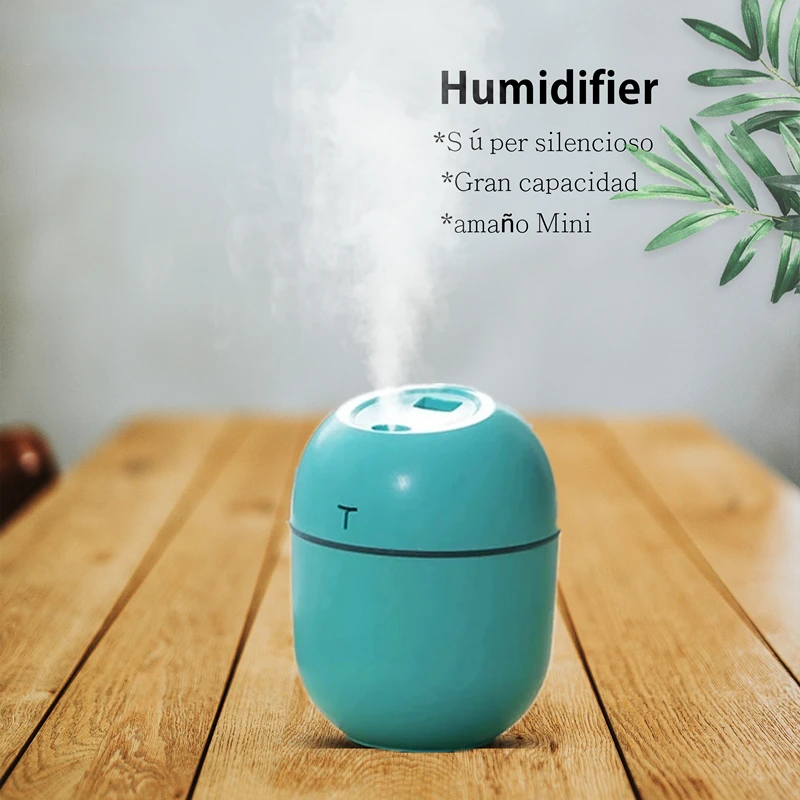 

USB 200ML 2020 Aroma Diffuser Oil with Home Fogger Car Air Mist Essential Night New Ultrasonic Lamp Maker Mini Humidifier LED