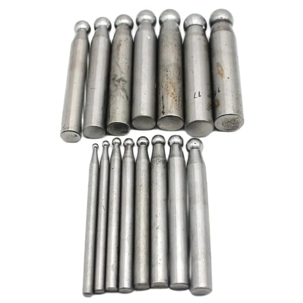 Набор дыроколов для металла 15 шт. формовочные стальные куполообразные блоки