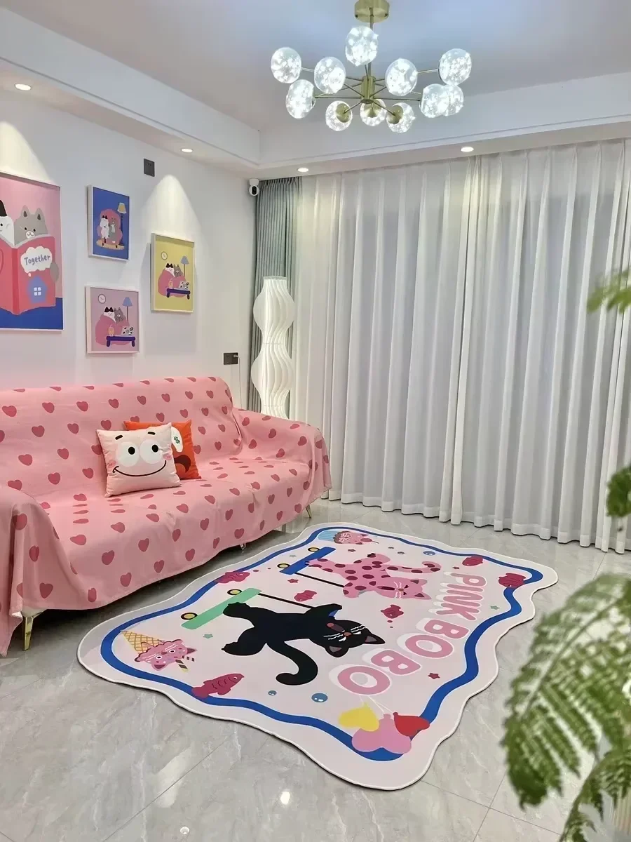 Alfombrillas madera con paneles arcoíris para cocina alfombras kde antideslizantes lavandería baño