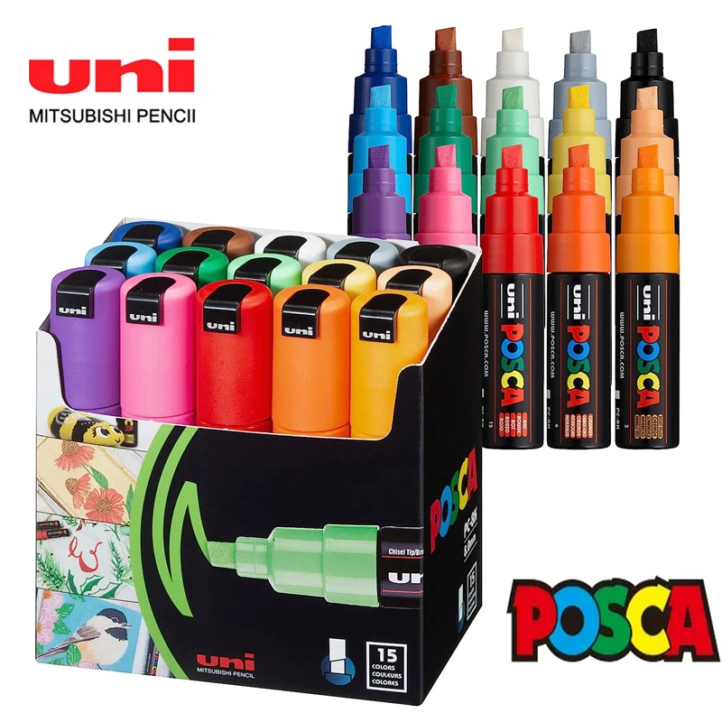Pc-8k 8mm Broad Chisel Tips Painting Pen Graffitti For Pop A