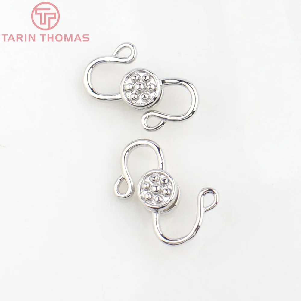 (4915)10 шт. 9 5x14 мм 24-каратного позолоченного латунного разъема для браслета высокое