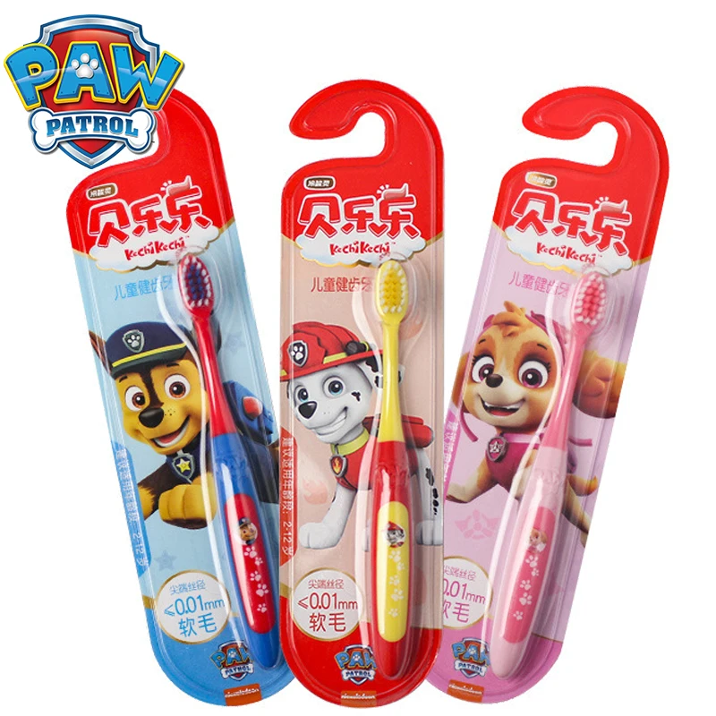 

Paw Patrol Manual Toothbrush Cartoon Chase Skye Marshall Extra Soft Bristles Toothbrushes Dental Oral Care Teeth Brush Cleaning