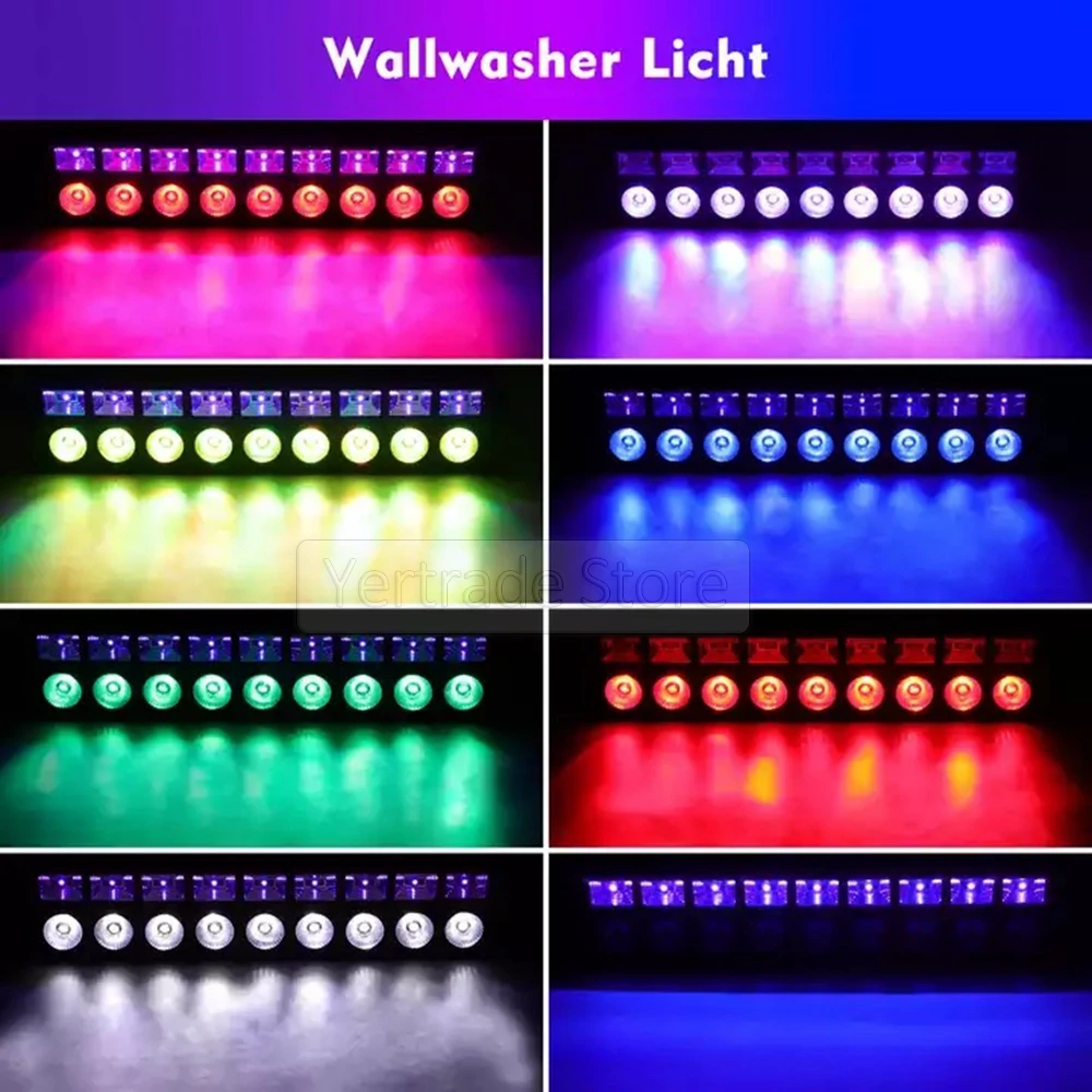 Уф 63. Светодиодный светильник заливного света led Bar RGBW+UV+A.