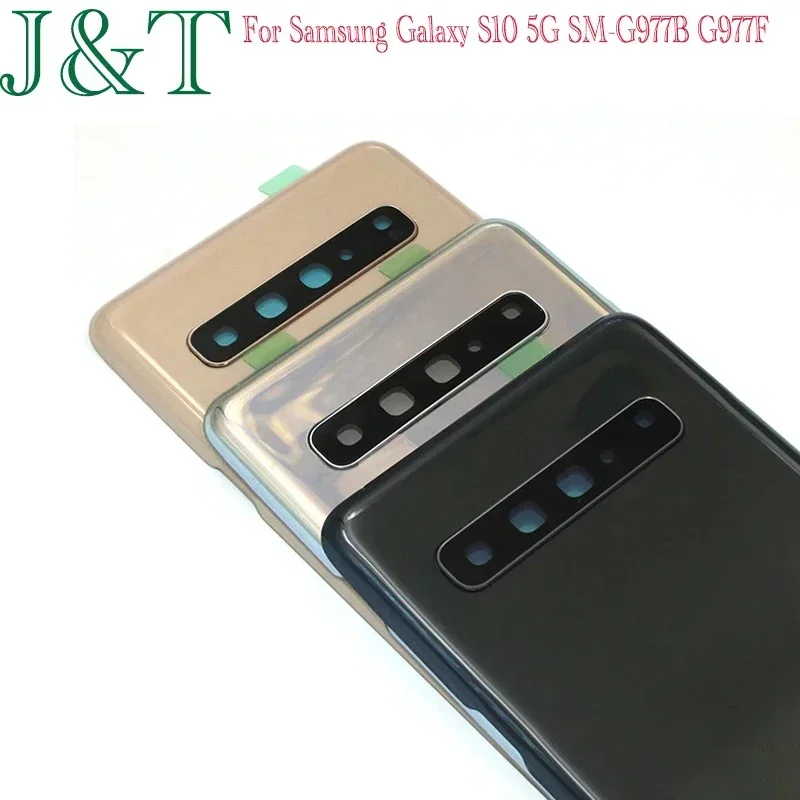 Задняя крышка батарейного отсека для Samsung Galaxy S10 5G G977F 3D стеклянная панель корпус