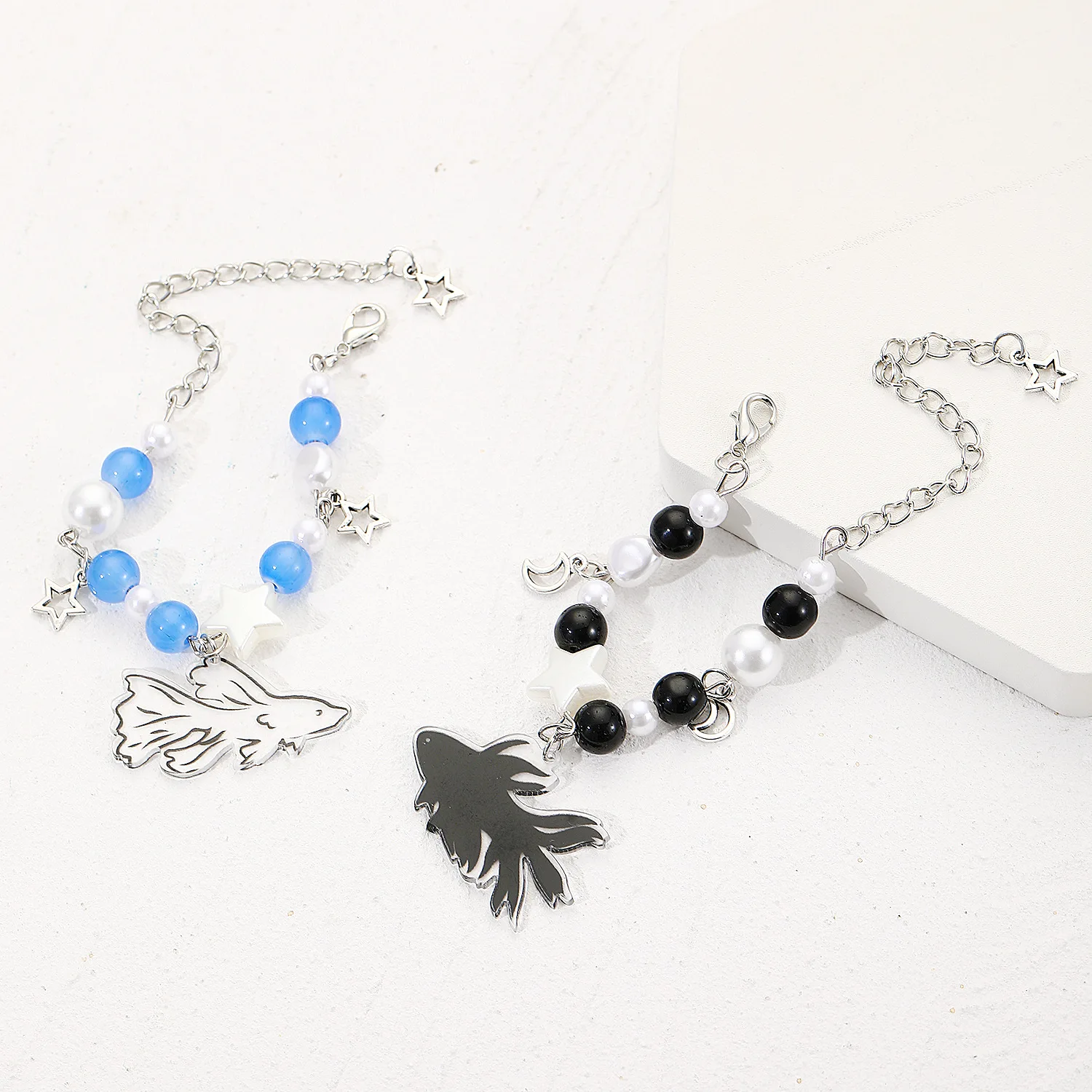 1 шт. женский браслет из акриловых бусин