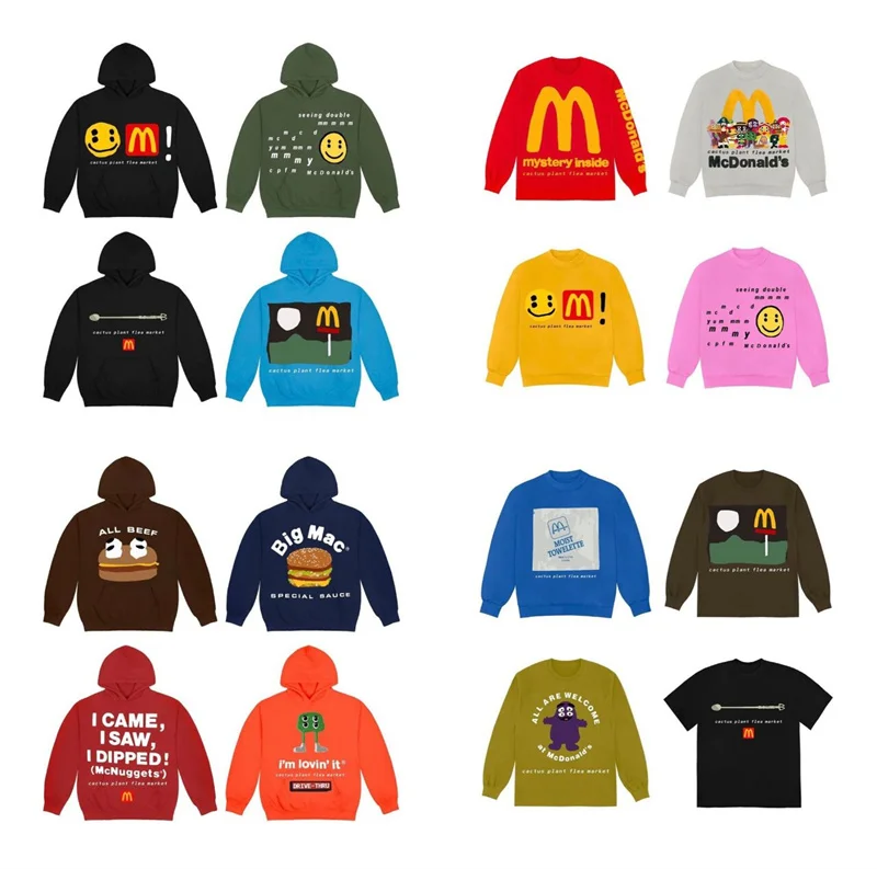 

2022 CPFM's Newest Hoodie Plush Foam Printing Co Branded High Street 1:1 Men's And Women's Fashion Hoodies