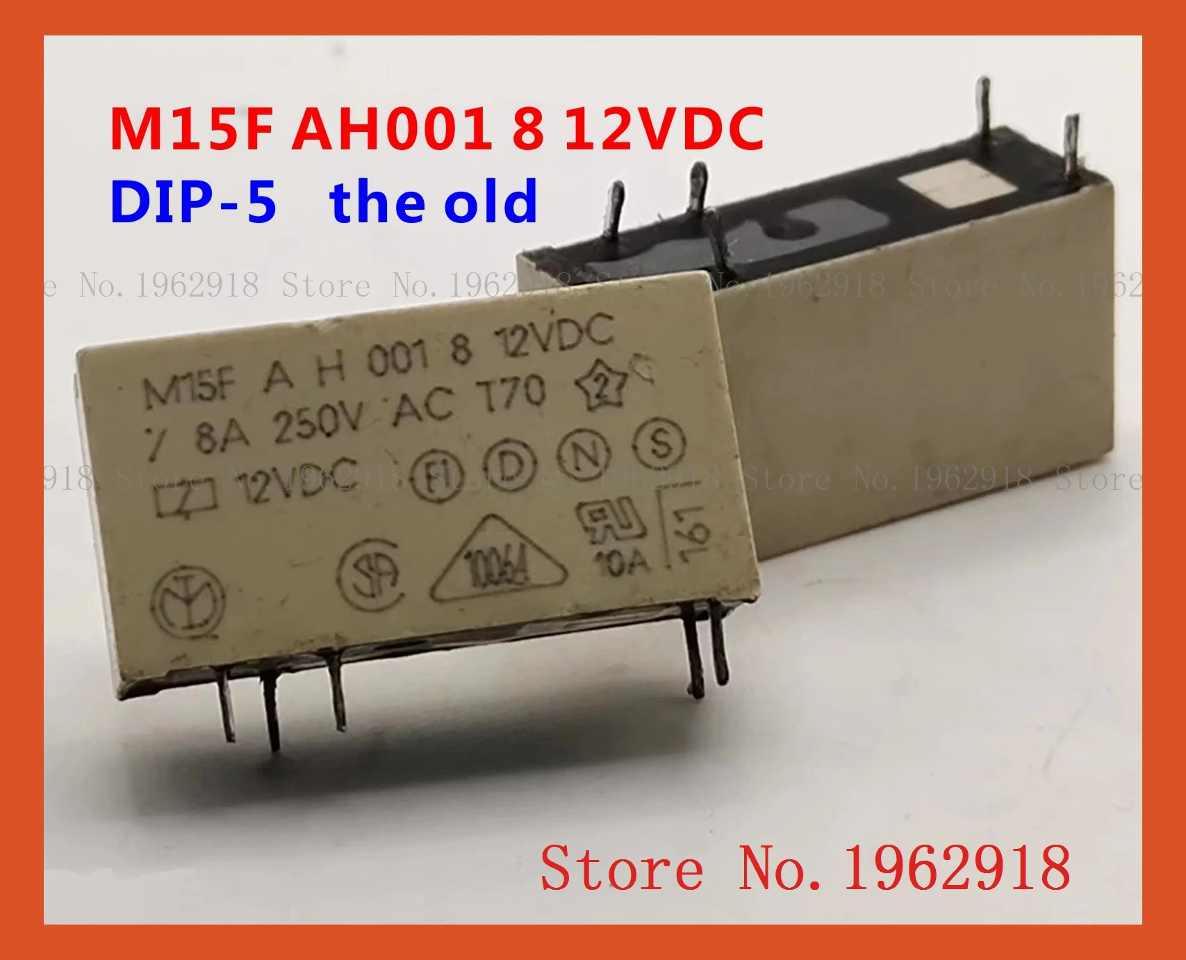 

M15F AH001 8 12VDC старое реле dip-5 M15F A H 001