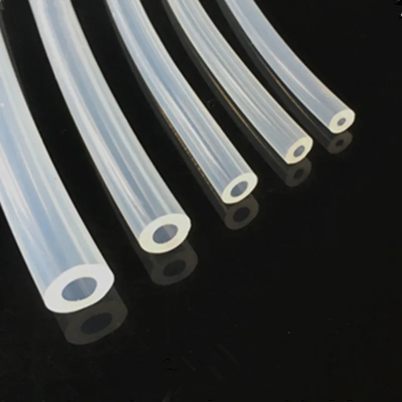

5M Silicone rubber tube 3x8 4x5 4x6 4x7 4x8 5x7 5x8 5x9 5x10 6x8 6x9 6x10 6x12mm transparent clear pipe Hose medical plumbing