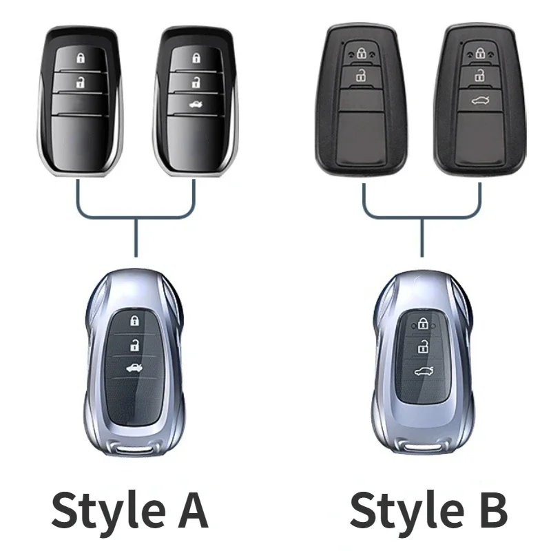 Защитный чехол для автомобильного ключа из цинкового сплава Toyota Corolla Camry Willanda Rav4