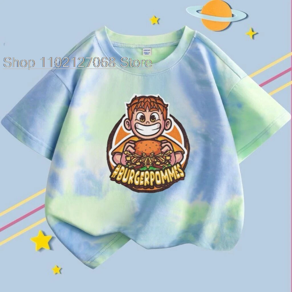 Хлопковая футболка для мальчиков и девочек с коротким рукавом