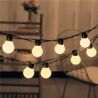 10m 5m 3m g50 globe led string fairy lights garland christmas tree decoration for home outdoor curtain light wedding party decor