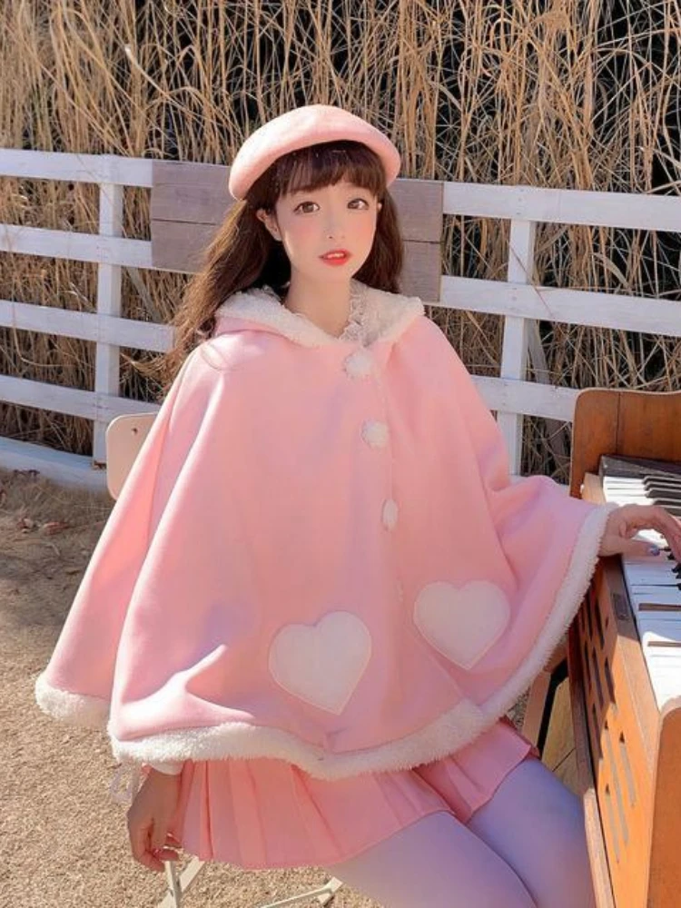 2022 кавайная накидка в стиле &quotЛолита&quot для девочек осенне-зимний Кардиган из