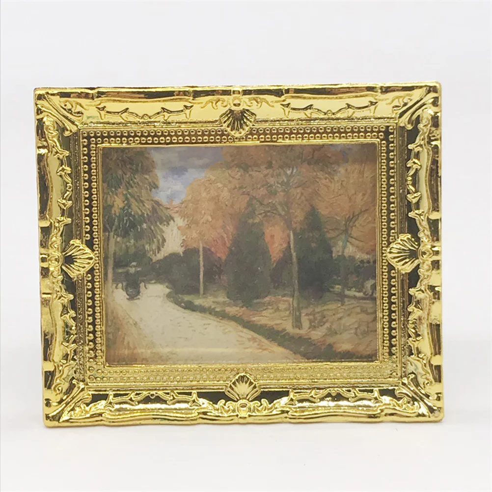 

Decor Furniture Miniature Micro Accessories House Landscape Scene Furnishingsmini Wall Mural Frame Photo Frames Picture Moss